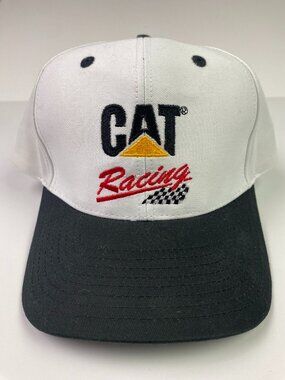 Caterpillar CAT Racing Snapback White